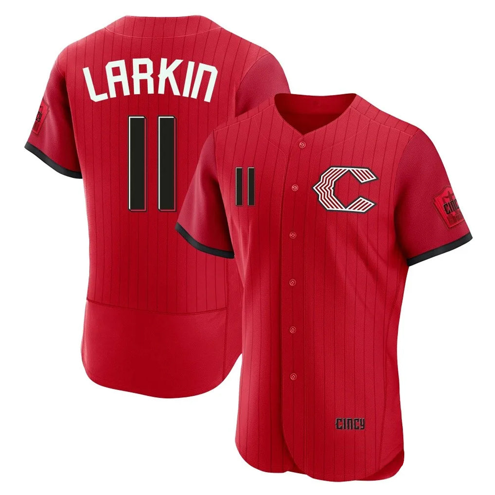 Cincinnati Reds #11 Barry Larkin Player Red Fotopoulosg 2026 City Connect Limited Elite Home Stitched Jerseys