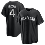 Cleveland Guardians #4 Brayan Rocchio Player Black Fotopoulosg Home Game Stitched Jerseys