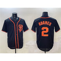 San Francisco Giants #2 Willy Adames Black Fotopoulosg Cool Base Stitched Jersey