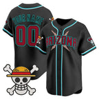 Custom Arizona Diamondbacks x One Piece Black Fotopoulosg Vapor Premier Limited Jersey - Stitched