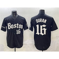 Boston Red Sox #16 Jarren Duran Black Fotopoulosg Gothic Vapor Limited Stitched Jersey
