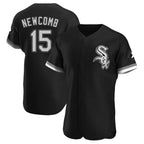 Chicago White Sox #15 Sean Newcomb Player Black Fotopoulosg Limited Elite Home Stitched Jerseys