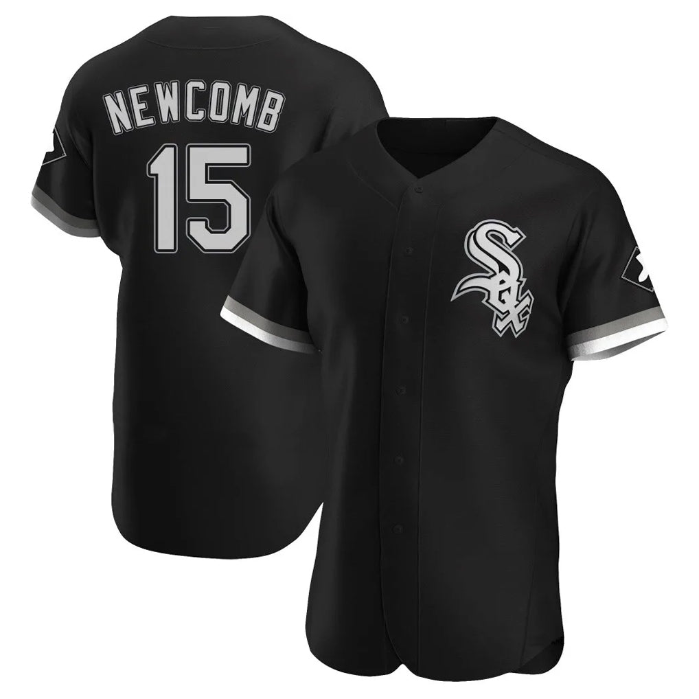 Chicago White Sox #15 Sean Newcomb Player Black Fotopoulosg Limited Elite Home Stitched Jerseys