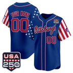 Custom Pittsburgh Pirates America 250 Edition Vapor Premier Limited Royal Fotopoulosg Stitched Jerseys