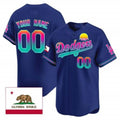 Custom Los Angeles Dodgers 2024 Los Angeles City Style Vapor Premier Limited Jersey ¨C Royal Fotopoulosg
