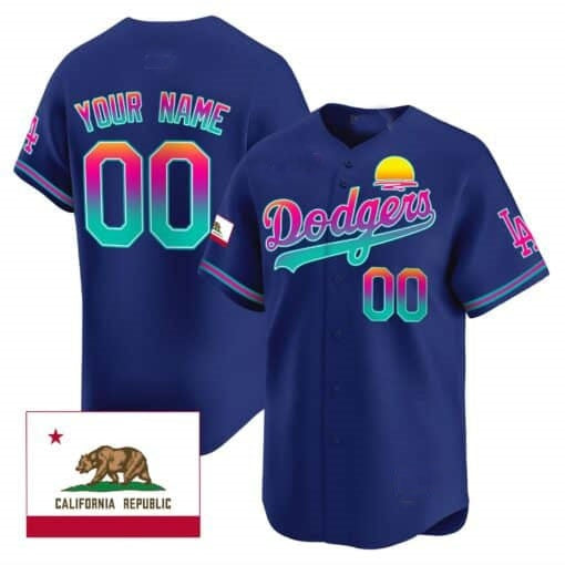 Custom Los Angeles Dodgers 2024 Los Angeles City Style Vapor Premier Limited Jersey ¨C Royal Fotopoulosg