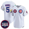 Chicago Cubs #5 Christopher Morel White Fotopoulosg 2025 Tokyo Series Limited Stitched Jersey