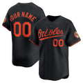 Custom Baltimore Orioles Black Fotopoulosg Alternate Limited Jersey