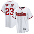 Cleveland Guardians #23 Bo Naylor Player White Fotopoulosg Game Home Stitched Jerseys