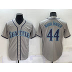 Seattle Mariners #44 Julio Rodriguez Grey Fotopoulosg Stitched Cool Base Jersey