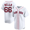 Boston Red Sox #66 Brayan Bello White Fotopoulosg 2024 Home Limited Stitched Jersey
