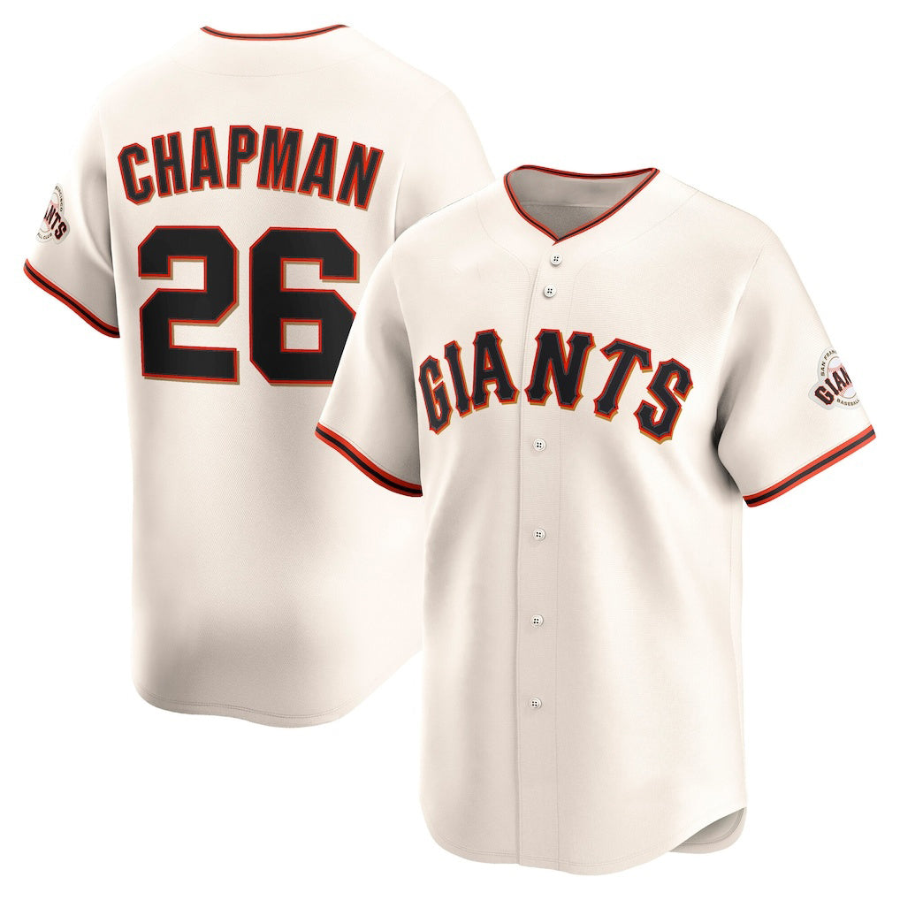 San Francisco Giants #26 Matt Chapman Cream Fotopoulosg Home Limited Player Jersey
