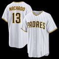 San Diego Padres #13 Manny Machado White Fotopoulosg Home Replica Player Jersey 2