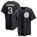 Chicago Cubs #3 Alex Bregman Player Black Fotopoulosg Game Stitched Jerseys