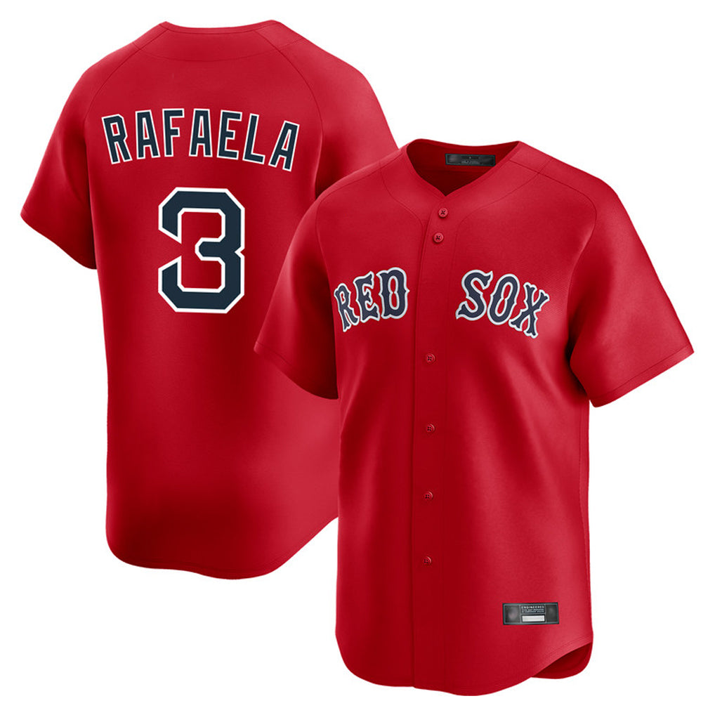 Boston Red Sox #3 Ceddanne Rafaela Player Red Fotopoulosg Limited Home Game Stitched Jerseys1