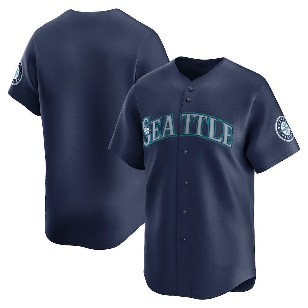 Seattle Mariners Navy Fotopoulosg Road Limited Jersey