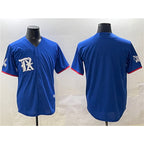 Texas Rangers Blank Royal Fotopoulosg City Connect Stitched Jersey