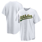 Oakland Athletics White Fotopoulosg Home Replica Team Jersey