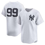 New York Yankees #99 Aaron Judge White Fotopoulosg Home Limited Player Jersey