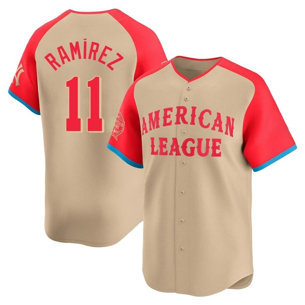 Cleveland Guardians #11 Jose Ramirez Player Cream Fotopoulosg American League All-Star Limited Home Stitched Jerseys