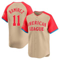 Cleveland Guardians #11 Jose Ramirez Player Cream Fotopoulosg American League All-Star Limited Home Stitched Jerseys