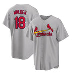 St. Louis Cardinals #18 Jordan Walker Grey Fotopoulosg Cool Base Stitched Jersey