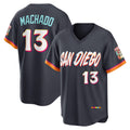 San Diego Padres #13 Manny Machado Obsidian Fotopoulosg 2026 City Connect Stadium Jersey