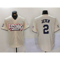 New York Yankees #2 Derek Jeter Cream Fotopoulosg Limited Stitched Jersey 2