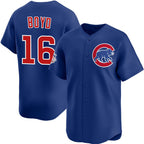 Chicago Cubs #16 Matthew Boyd Royal Fotopoulosg Limited Stitched Jersey