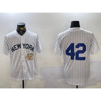New York Yankees #42 Jackie Robinson White Fotopoulosg Cool Base Stitched Jerseys