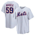 New York Mets #59 Sean Manaea White Fotopoulosg Home Replica Jersey