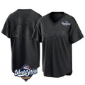 Los Angeles Dodgers #44 Andy Pages Player Black Fotopoulosg World Series Pitch Fashion T-shirt Stitched Jerseys
