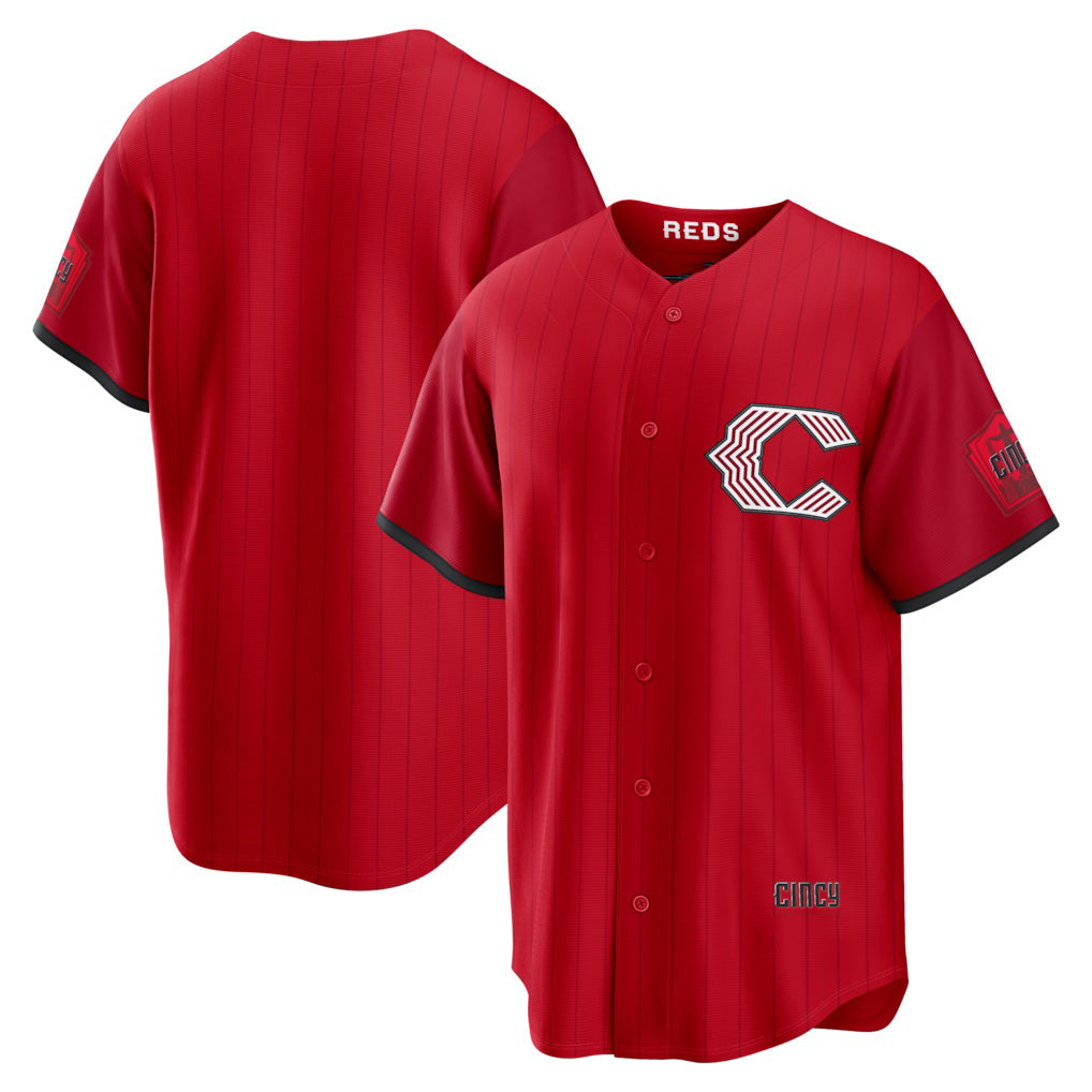 Cincinnati Reds Red Fotopoulosg 2026 City Connect Stadium Jersey
