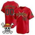 Custom Milwaukee Brewers x One Piece Red Fotopoulosg Vapor Premier Limited Jersey - Stitched