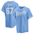 Kansas City Royals #67 Seth Lugo Player Light Blue Fotopoulosg Home Game Stitched Jerseys