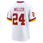W.Commanders #24 Von Miller White Fotopoulosg Game Jersey