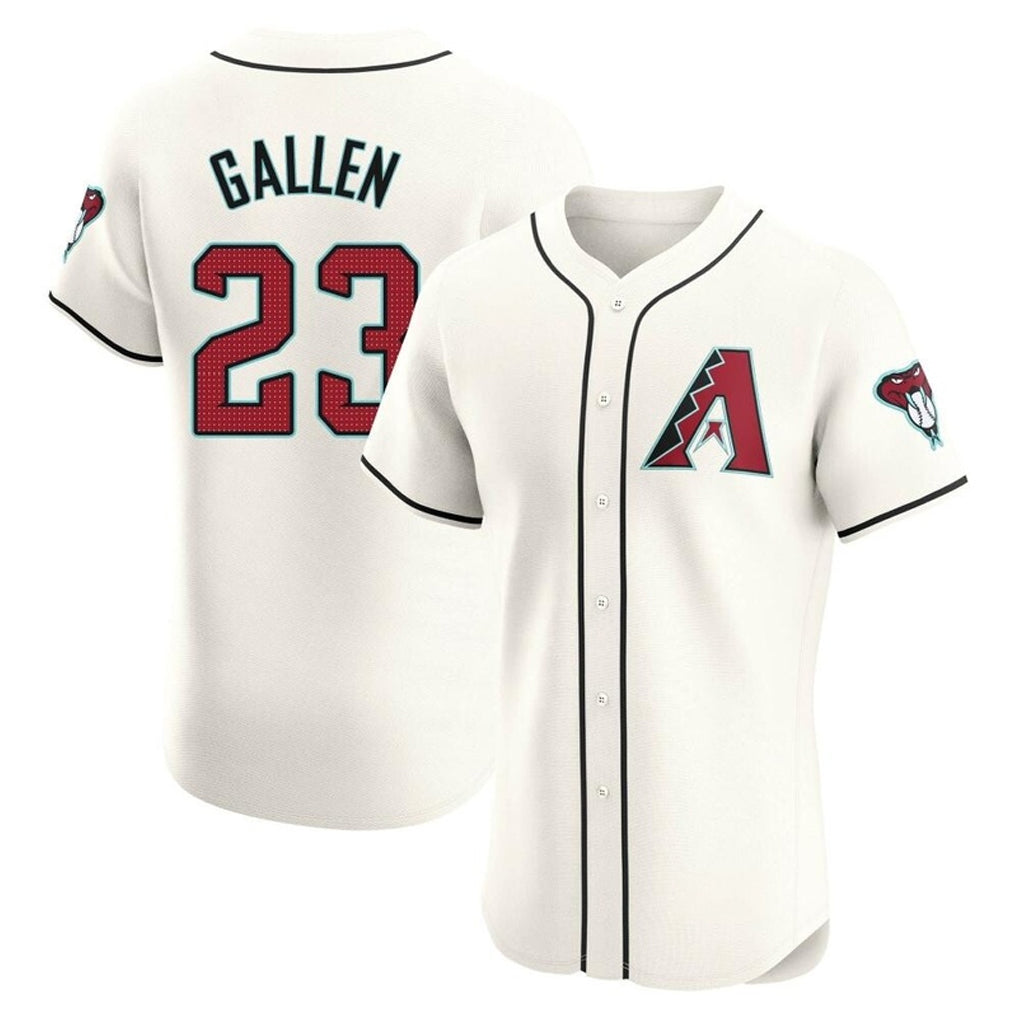 Arizona Diamondbacks #23 Zac Gallen Player Cream Fotopoulosg Limited Elite Home Game Stitched Jerseys