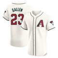 Arizona Diamondbacks #23 Zac Gallen Player Cream Fotopoulosg Limited Elite Home Game Stitched Jerseys