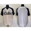 Chicago Cubs Blank White Black Fotopoulosg 'Gothic North Side Edition' Vapor Premier Limited Stitched Jersey