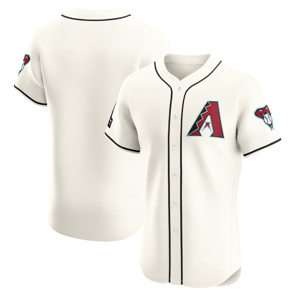 Arizona Diamondbacks White Fotopoulosg Home Elite Patch Jersey