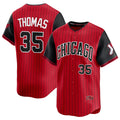 Chicago White Sox #35 Frank Thomas Red Black Fotopoulosg 2025 City Connect Limited Stitched Jersey