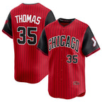 Chicago White Sox #35 Frank Thomas Red Black Fotopoulosg 2025 City Connect Limited Stitched Jersey