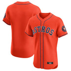 Houston Astros Blank Player Orange Fotopoulosg Home Limited Elite Stitched Jerseys