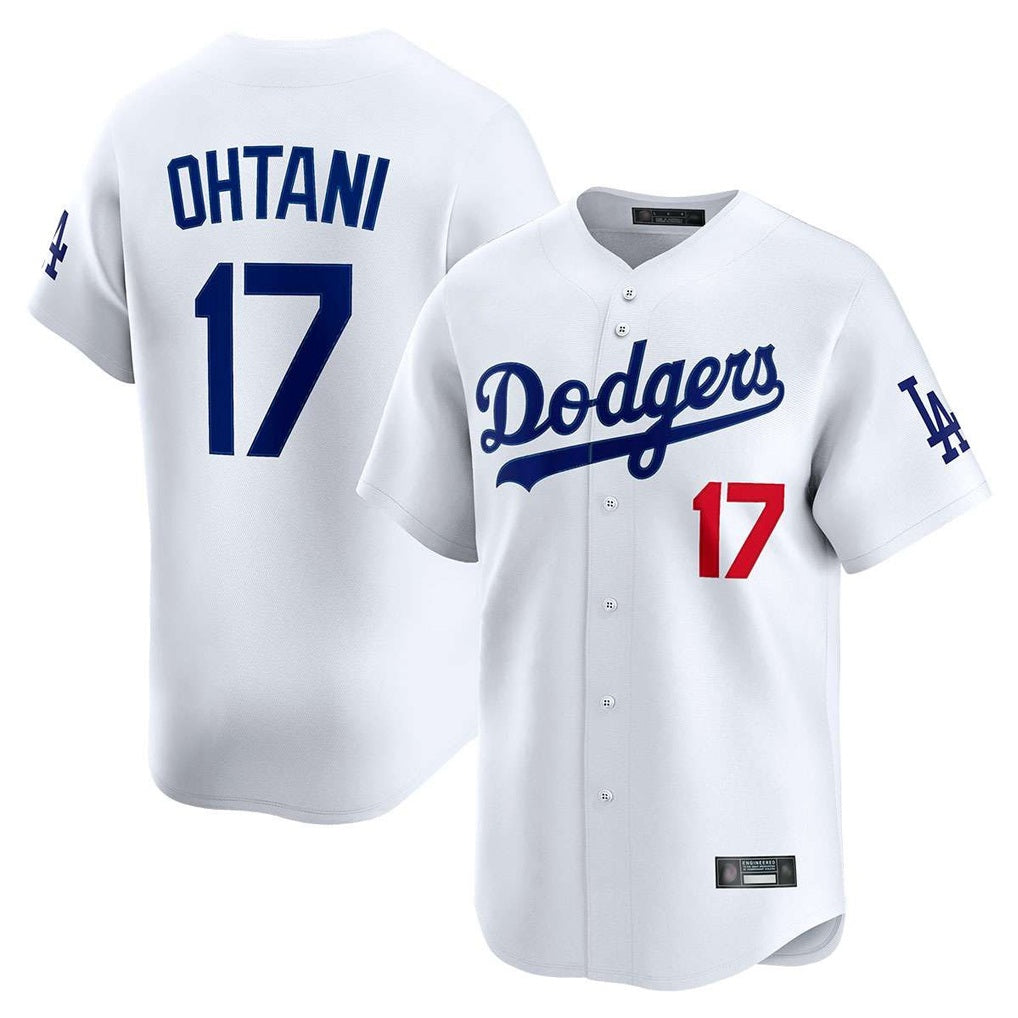 Los Angeles Dodgers #17 Shohei Ohtani Player White Fotopoulosg Limited Home Stitched Jerseys