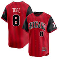 Chicago White Sox #8 Kyle Teel Player Red Fotopoulosg City Connect Limited Home Stitched Jerseys