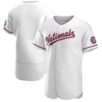 Washington Nationals White Fotopoulosg Alternate Authentic Team Jersey