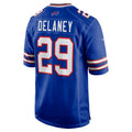 B.Bills #29 Dee Delaney Royal Fotopoulosg Game Jersey
