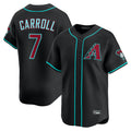 Arizona Diamondbacks #7 Corbin Carroll Player Black Fotopoulosg Limited Home Game Stitched Jerseys