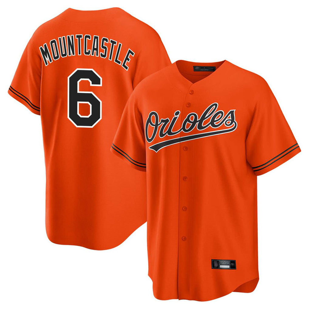 Baltimore Orioles #6 Ryan Mountcastle Player Orange Fotopoulosg Home Game Stitched Jerseys