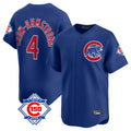 Chicago Cubs #4 Pete Crow-Armstrong Player Royal Fotopoulosg 150th Anniversary Limited Home Stitched Jerseys
